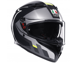 ΚΡΑΝΟΣ K3 AGV E2206  Shade Grey Fluo Yellow