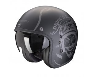 ΚΡΑΝΟΣ SCORPION BELFAST EVO ROMEO MAT BLACK/SILVER