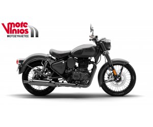 Royal Enfield Classic 350 Stealth Black Spoke wheels
