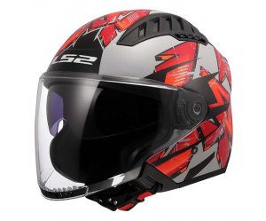 ΚΡΑΝΟΣ LS2 OF600 COPTER II KANJI LIGHT GREY