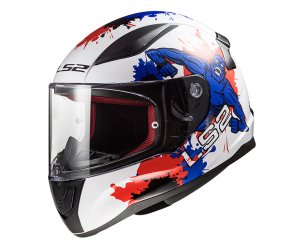 Κράνος LS2 FF353J Rapid Mini Monster White/Blue