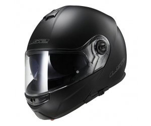 ΚΡΑΝΟΣ LS2 FLIP-UP STROBE FF325 SOLID BLACK MATT