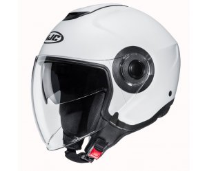 ΚΡΑΝΟΣ HJC i40N SEMI FLAT PEARL WHITE