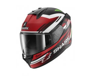 ΚΡΑΝΟΣ SHARK D-SKWAL 3 FIRSTLAP MAT BLACK/RED/GREEN