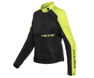 DAINESE RIBELLE AIR LADY Υφασμάτινο Μπουφάν Black / Black Fluo Yellow