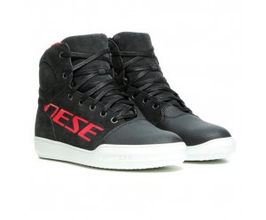 DAINESE YORK Γυναικεία Αδιάβροχα Μποτάκια LADY D-WP SHOES Dark Carbon / Red