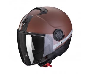 ΚΡΑΝΟΣ SCORPION EXO CITY STRADA MAT BROWN BLACK