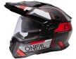 ΚΡΑΝΟΣ ONEAL DSRS SQUARE V.24 (ECE 22.06) BLACK / GREY / RED
