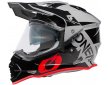 ΚΡΑΝΟΣ ONEAL SIERRA R V.23 GREY / BLACK / RED