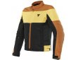 ΜΠΟΥΦΑΝ DAINESE ELETTRICA AIR TEX BLACK / LEATHER-BROWN / MINERAL-YELLOW
