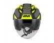 Κράνος Givi H12.3 Stratos SHADE Mat Titan/Black/Yellow