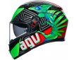 ΚΡΑΝΟΣ K3 AGV E2206 MPLK KAMALEON BLACK / RED / GREEN