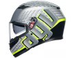 ΚΡΑΝΟΣ K3 AGV E2206 MPLK FORTIFY GREY / BLACK / YELLOW FLUO