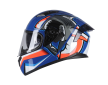Κράνος Pilot Fighter SV Shark μπλε/κόκκινο