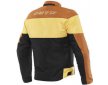 ΜΠΟΥΦΑΝ DAINESE ELETTRICA AIR TEX BLACK / LEATHER-BROWN / MINERAL-YELLOW