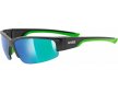 ΓΥΑΛΙΑ ΗΛΙΟΥ UVEX SPORTSTYLE 215 BLACK MATT GREEN/GREEN
