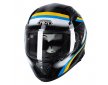 Κράνος Pilot Snake SV Racing μαύρο/μπλε/κίτρινο gloss