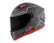 Κράνος Givi H50.6 Sport Deep Mat Black/Red + Ζελατίνα Φυμέ