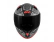 Κράνος Givi H50.6 Sport Deep Mat Black/Red + Ζελατίνα Φυμέ