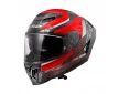 ΚΡΑΝΟΣ LS2 FF807 DRAGON TRAX GLOSS CARBON/RED