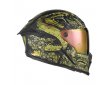 Κράνος Nox Exklusiv Goliath Mythology ECE 22.06 χρυσό/μαύρο ματ + extra φυμέ ζελατίνα