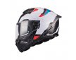 Κράνος MT Atom 2 SV Highlands A7 μαύρο/άσπρο gloss