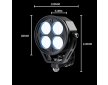 Προβολάκια αλουμινίου Black One M3 Pro 4 leds 70W-140W
