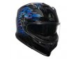 ΚΡΑΝΟΣ AGV K7 GENISYS MATT BLACK/BLUE/GREY