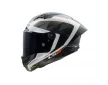 ΚΡΑΝΟΣ LS2 FULL FACE FF805 THUNDER GP AERO CARBON RAUTE WHITE GREY ECE 22.06