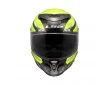 ΚΡΑΝΟΣ LS2 FF807 DRAGON TRAX GLOSS CARBON/H-VIS YELLOW