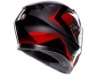 ΚΡΑΝΟΣ K3 AGV E2206 Striga Matt Black Grey Red