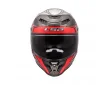 ΚΡΑΝΟΣ LS2 FF807 DRAGON CARBON ENTHUM GLOSS RED
