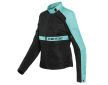 DAINESE RIBELLE AIR LADY Υφασμάτινο Μπουφάν Black / Acqua Green