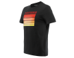 T-SHIRT DAINESE STRIPES ΜΑΥΡΟ/ΚΟΚΚΙΝΟ