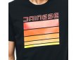T-SHIRT DAINESE STRIPES ΜΑΥΡΟ/ΚΟΚΚΙΝΟ